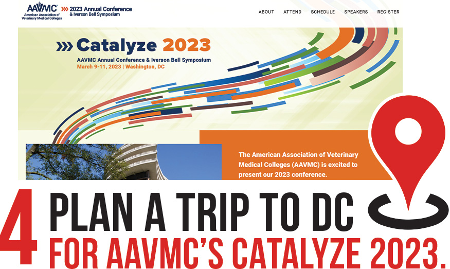 Plan a trip to DC for AAVMC’S CATALYZE 2023.