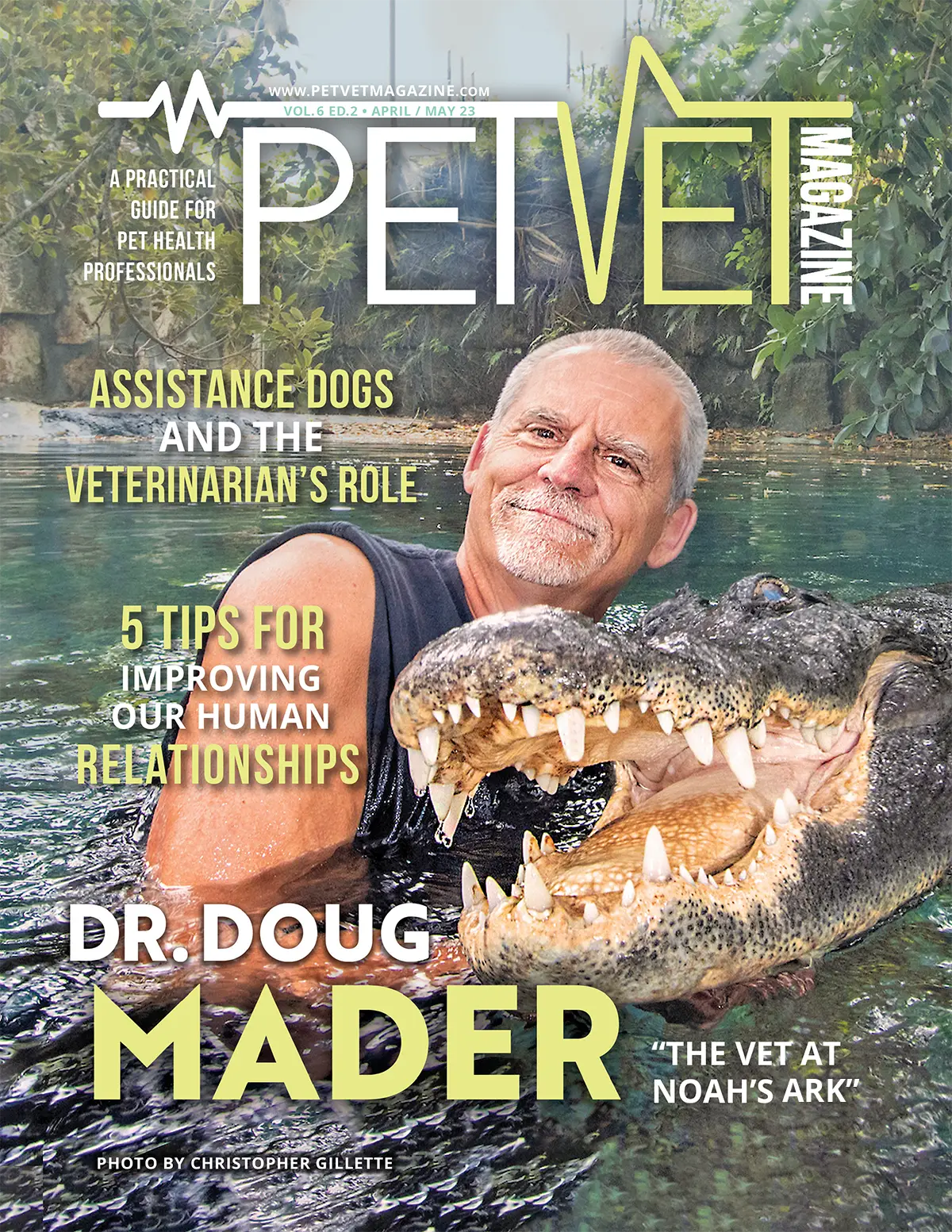 Pet Vet Magazine Cover April/May 2023