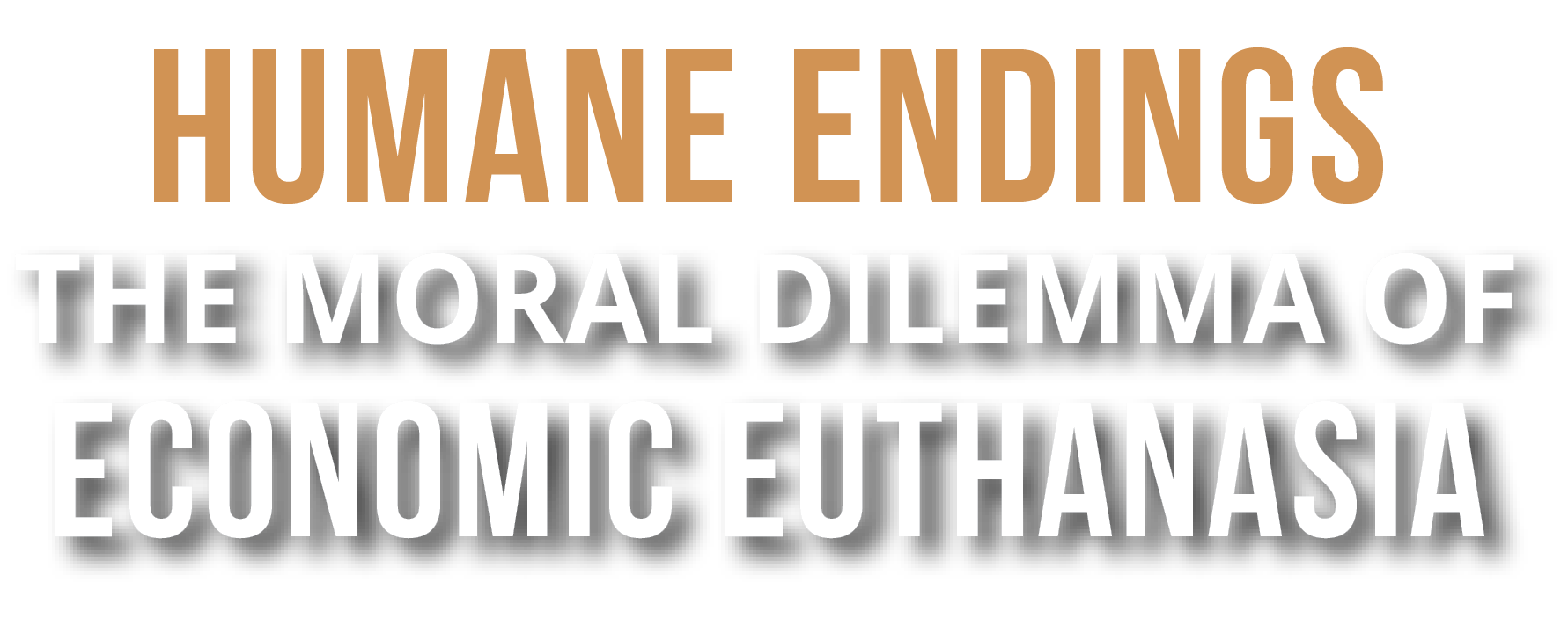 Humane Endings The Moral Dilemma of Economic Euthanasia