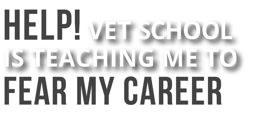 Help! Vet School is teaching me to fear my career