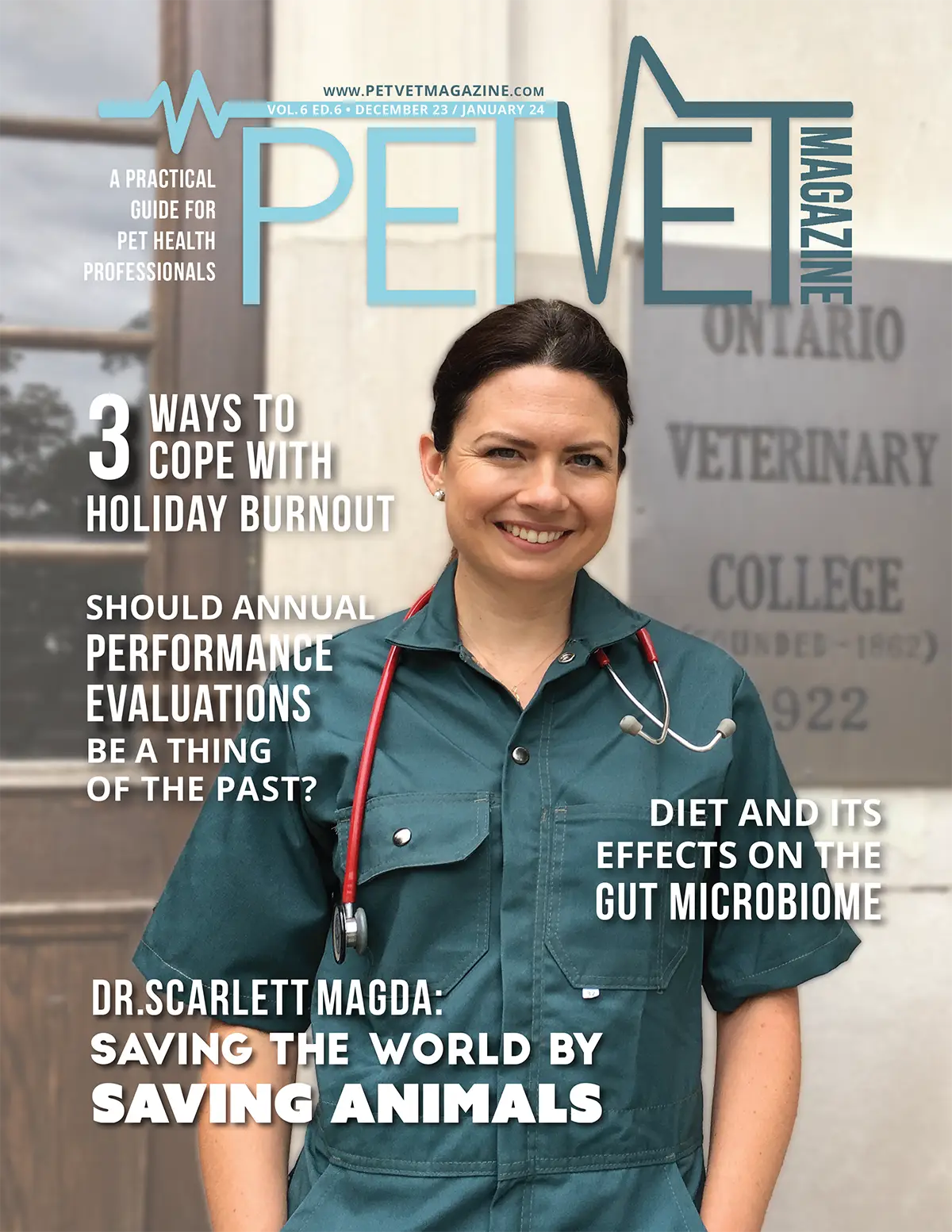 Pet Vet Magazine December 2023 January 2024 Cover