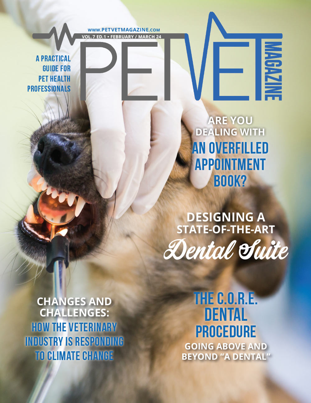 Pet Vet Magazine February/March 2024 Cover