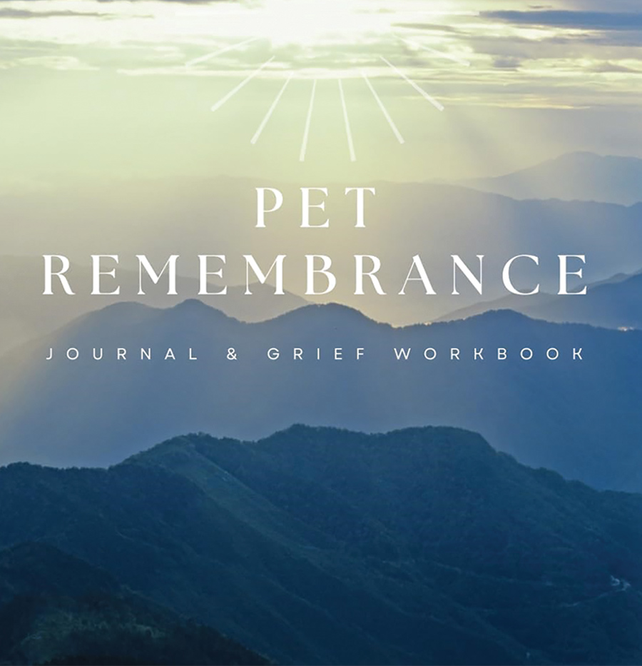 Pet Remembrance Journal and Grief Workbook cover