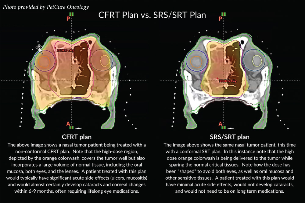 chart showing CFRT Plan vs. SRS/SRT Plan