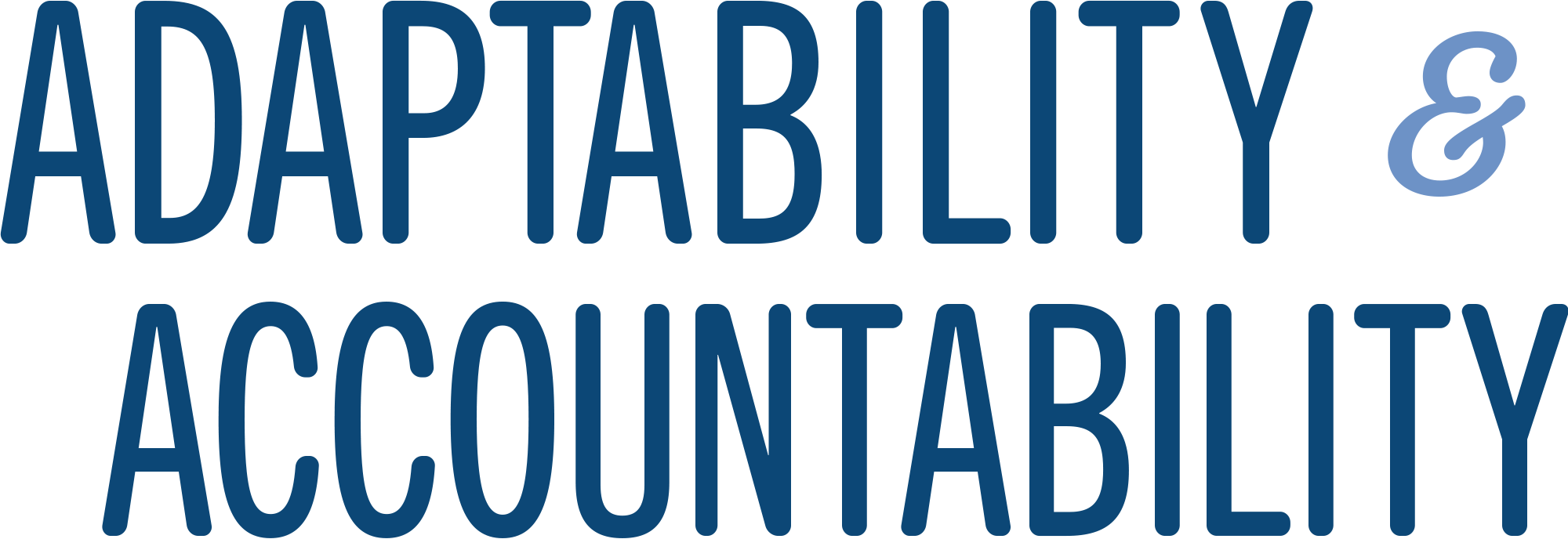 Adaptability & Accountability