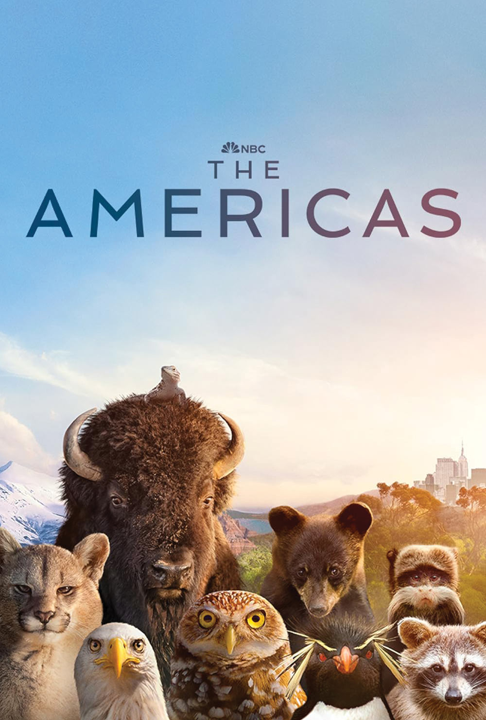 poster imagery for NBC's 10-part docuseries The Americas