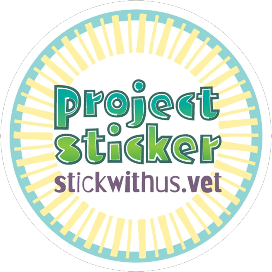 Project Sticker | stickwithus.vet logo