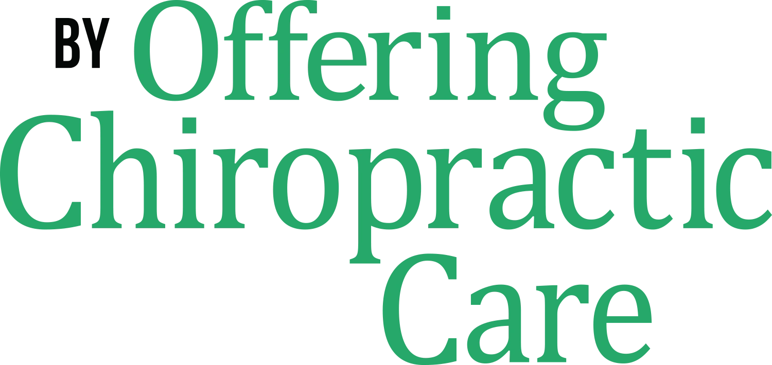 by Offering Chiropractic Care typography
